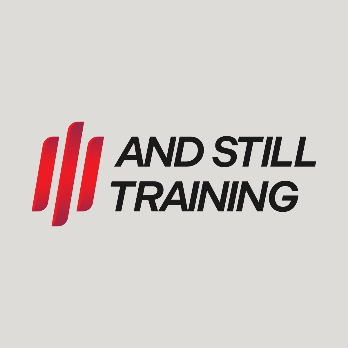 and still training logo